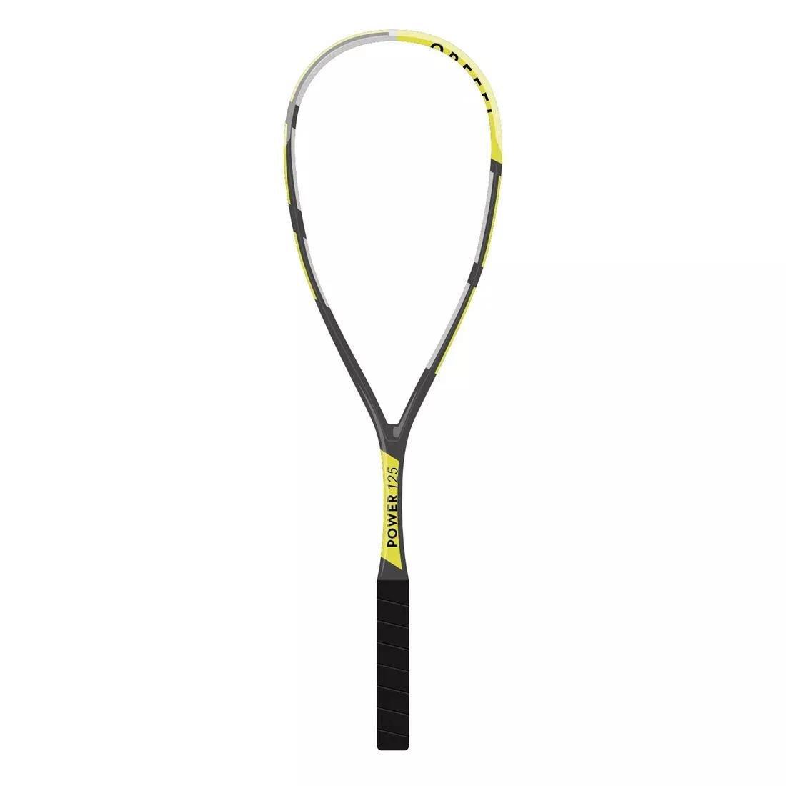 Squash Racket Perfly Power 125, Yellow, No Color, large image number 4
