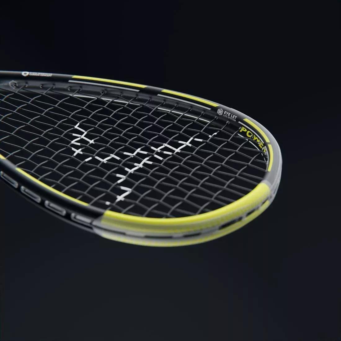 Squash Racket Perfly Power 125, Yellow, No Color, large image number 5