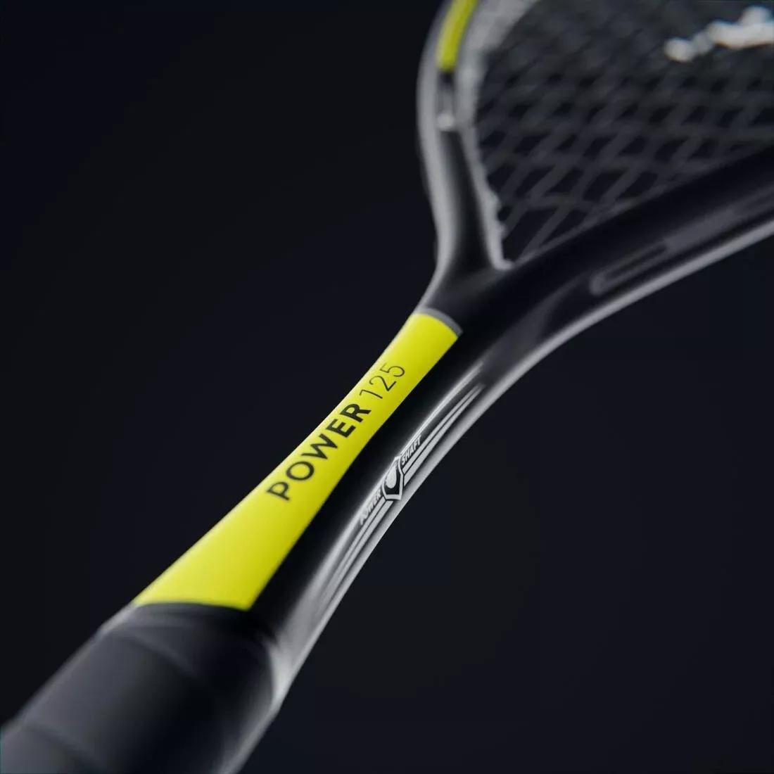 Squash Racket Perfly Power 125, Yellow, No Color, large image number 6