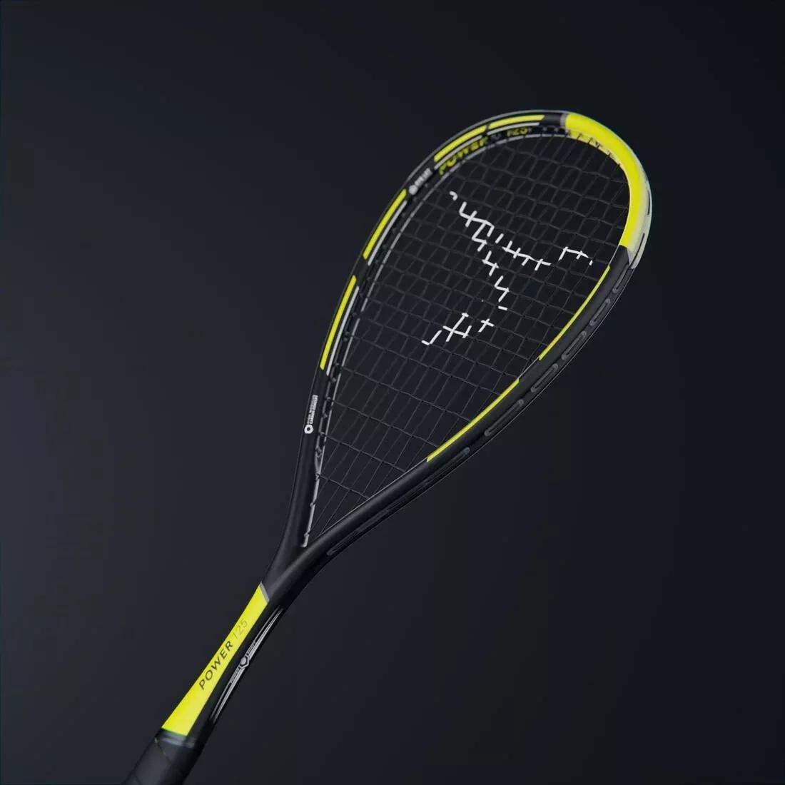 Squash Racket Perfly Power 125, Yellow, No Color, large image number 7