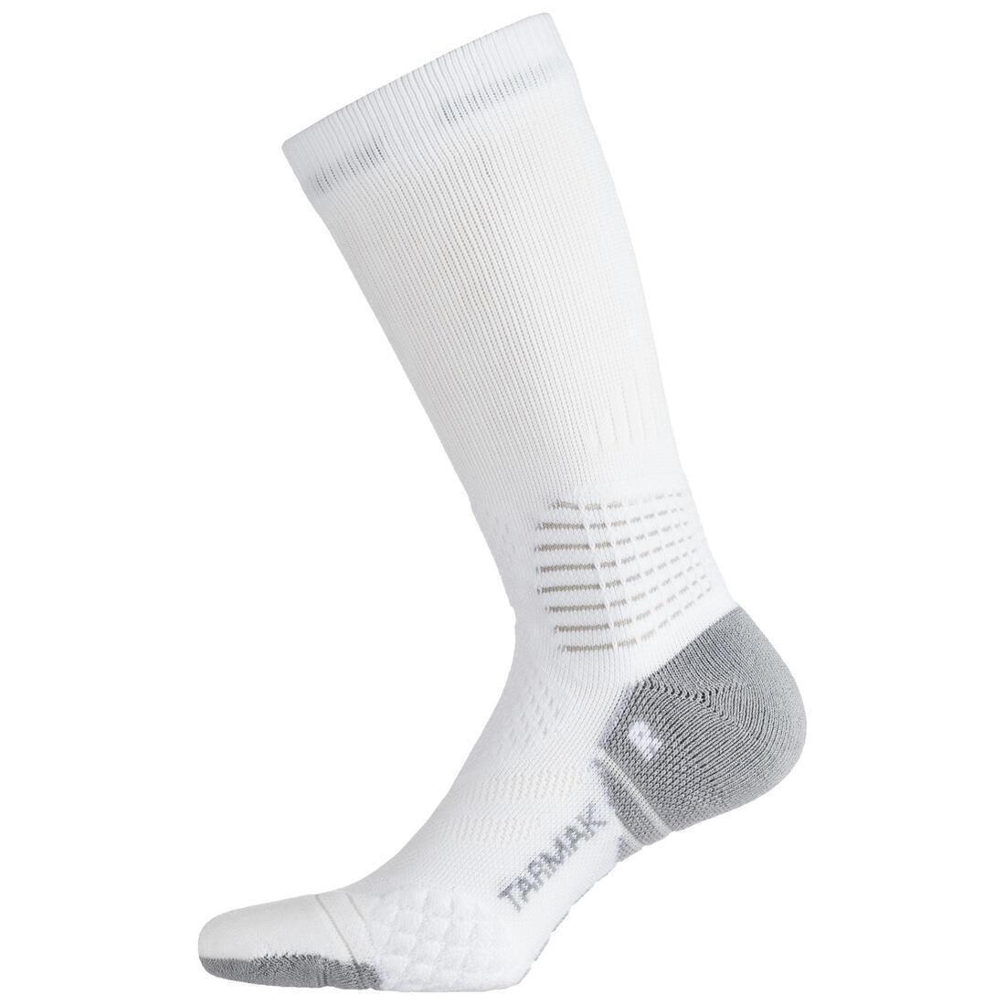 Men's/Women's Mid-Rise Basketball Socks SO900 - White, blue, No Color, large image number 1