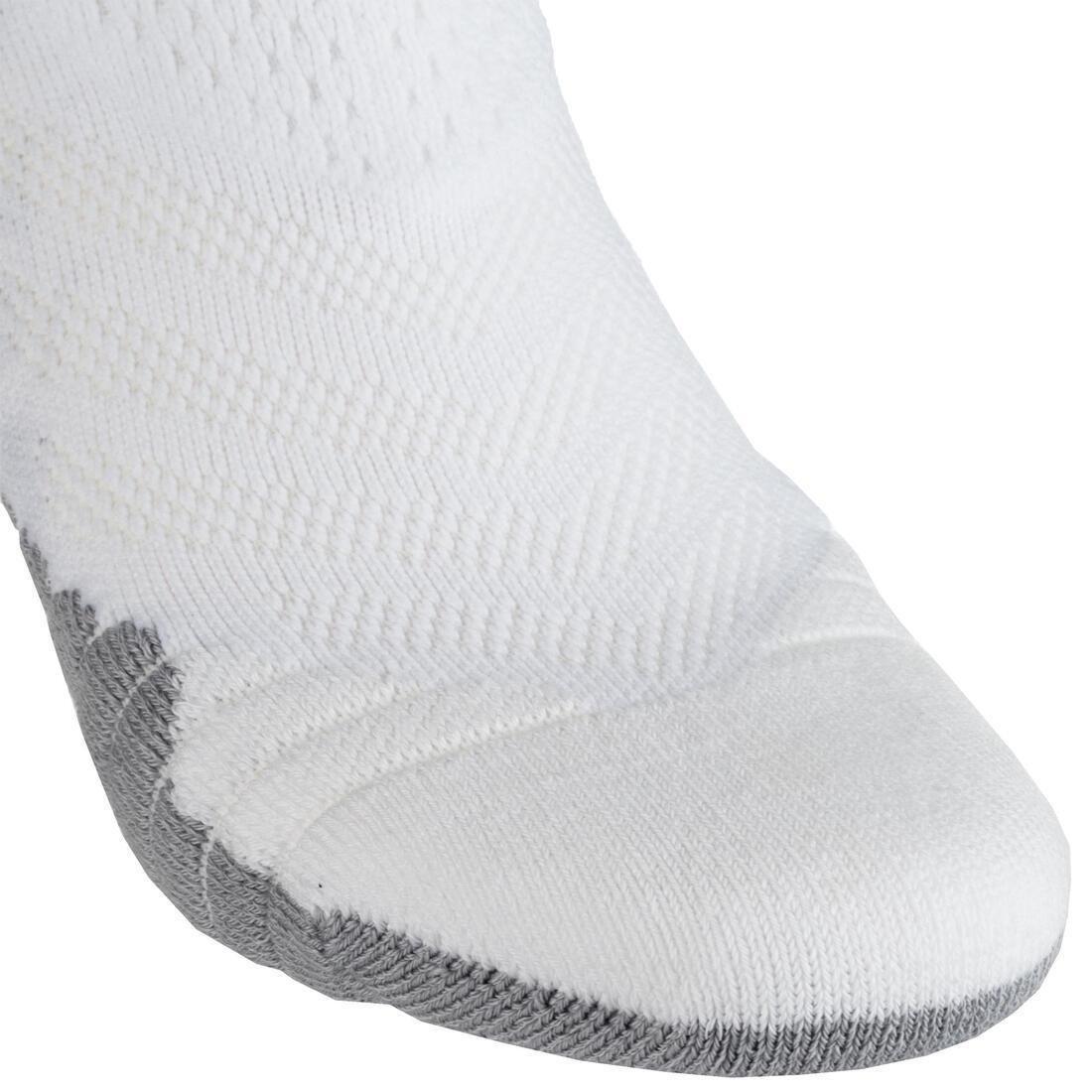 Men's/Women's Mid-Rise Basketball Socks SO900 - White, blue, No Color, large image number 7