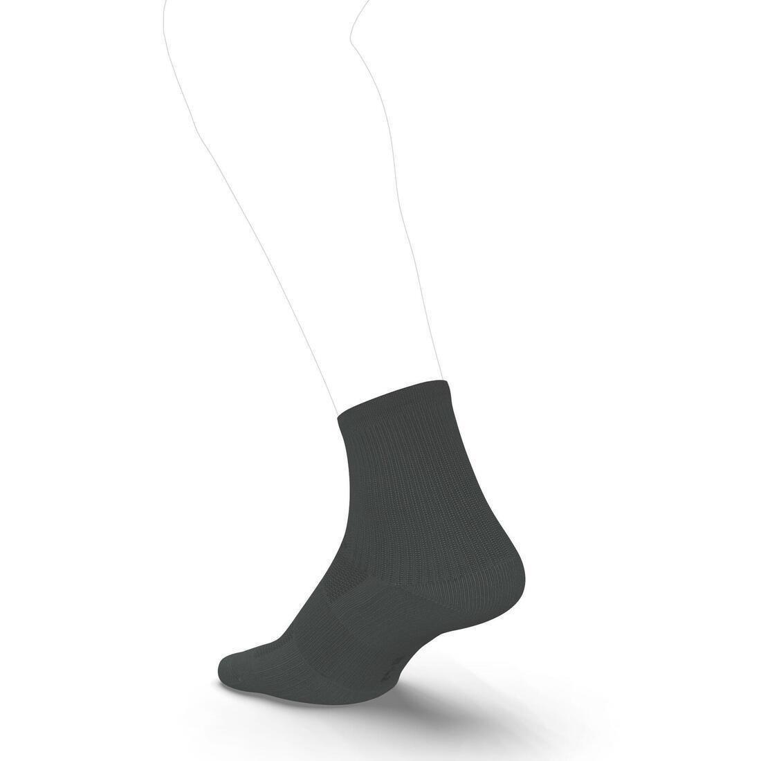 Running Comfortable Mid-Height Socks 2 Pack, Dark Blue, , large image number 9