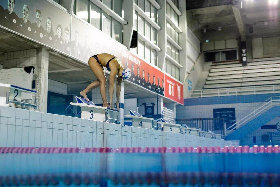 BLACK Women's Swimming Swimsuit Bottoms Jana Kal - Black, Blue and Red, 5401_000, large image number 10