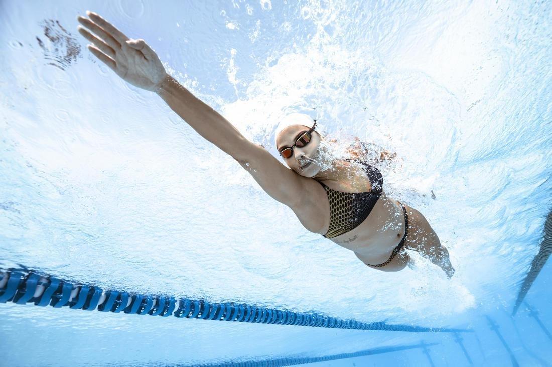 BLACK Women's Swimming Swimsuit Top Jana, 5401_000, large image number 12