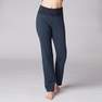 KIMJALY - Women's Eco-Designed Cotton Yoga Bottoms, Navy blue