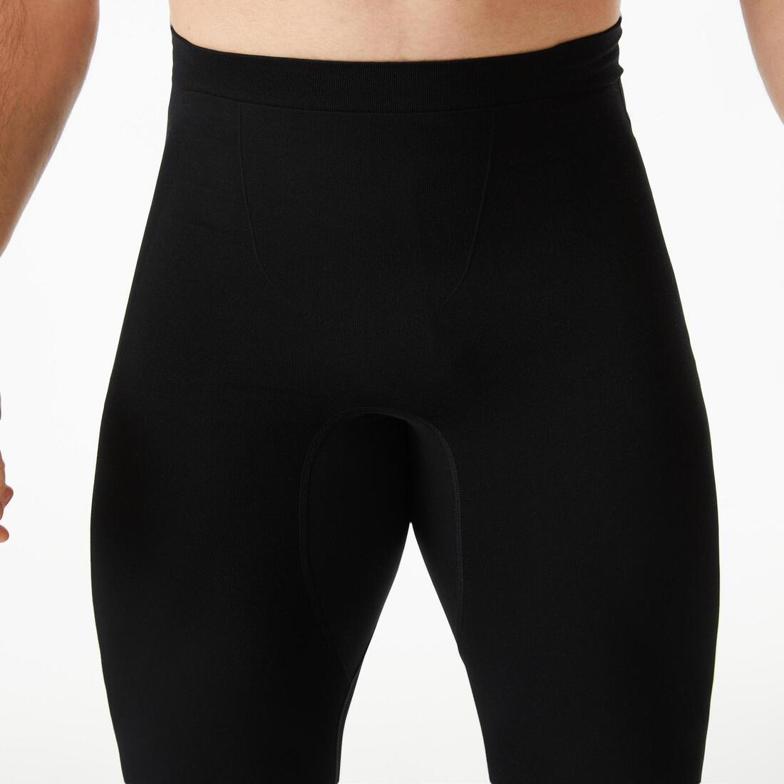 Men's Cross Training Leggings, Black, No Color, large image number 8