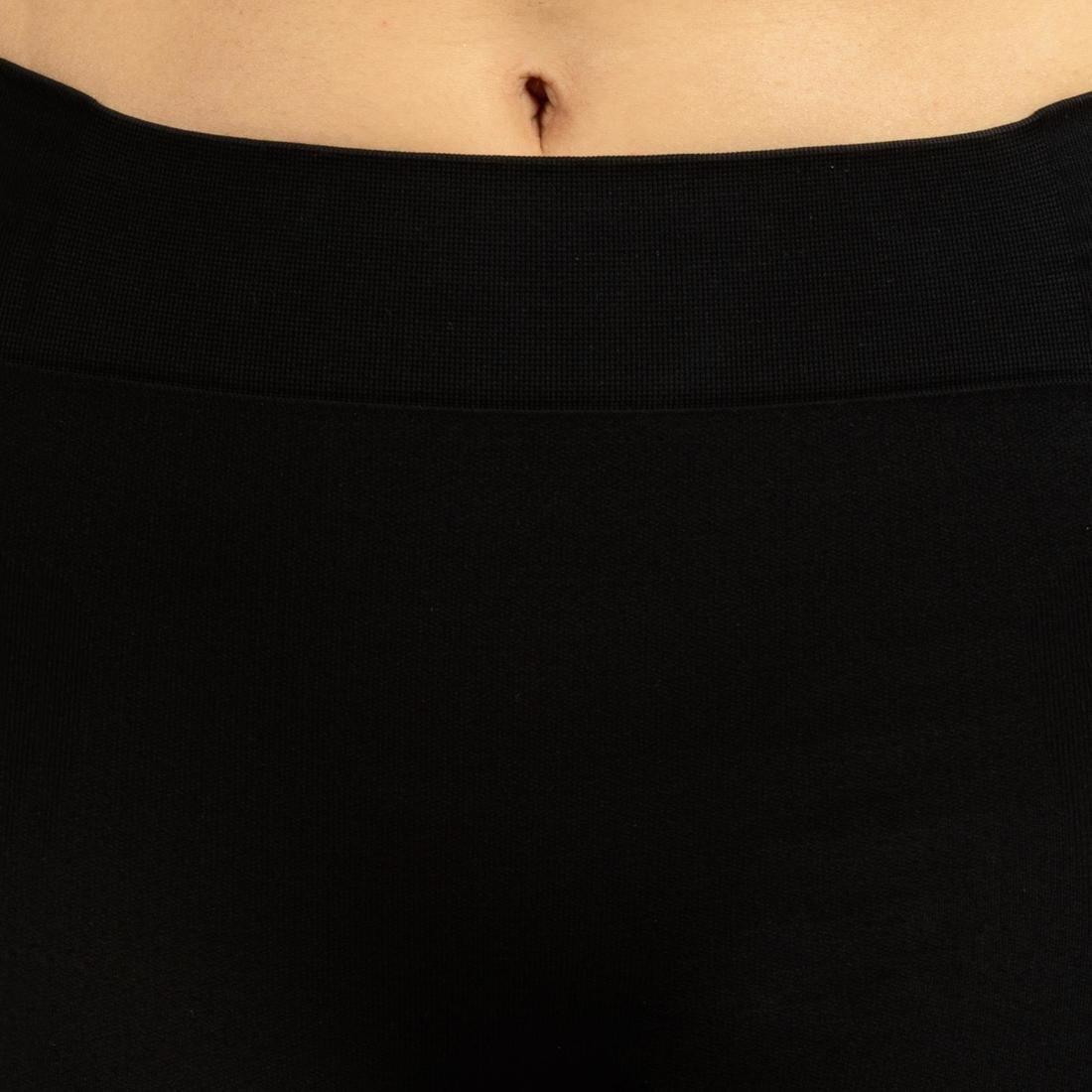 Women Cross Training Seamless Leggings - 900, Black, No Color, large image number 7