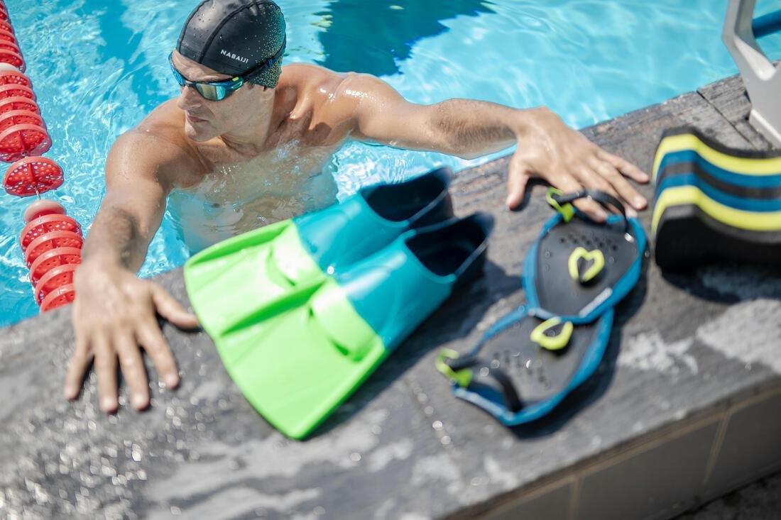 QUICK'IN Swimming Hand Paddles, Black, No Color, large image number 6