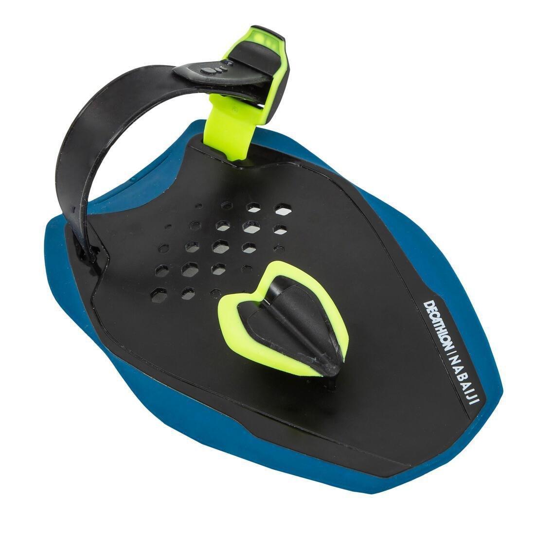 Swimming Hand Paddles QUICK'IN, Black, No Color, large image number 2