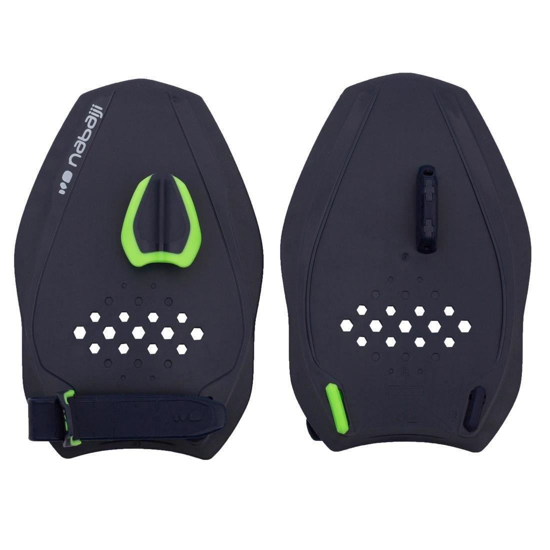 Swimming Hand Paddles QUICK'IN, Black, No Color, large image number 7