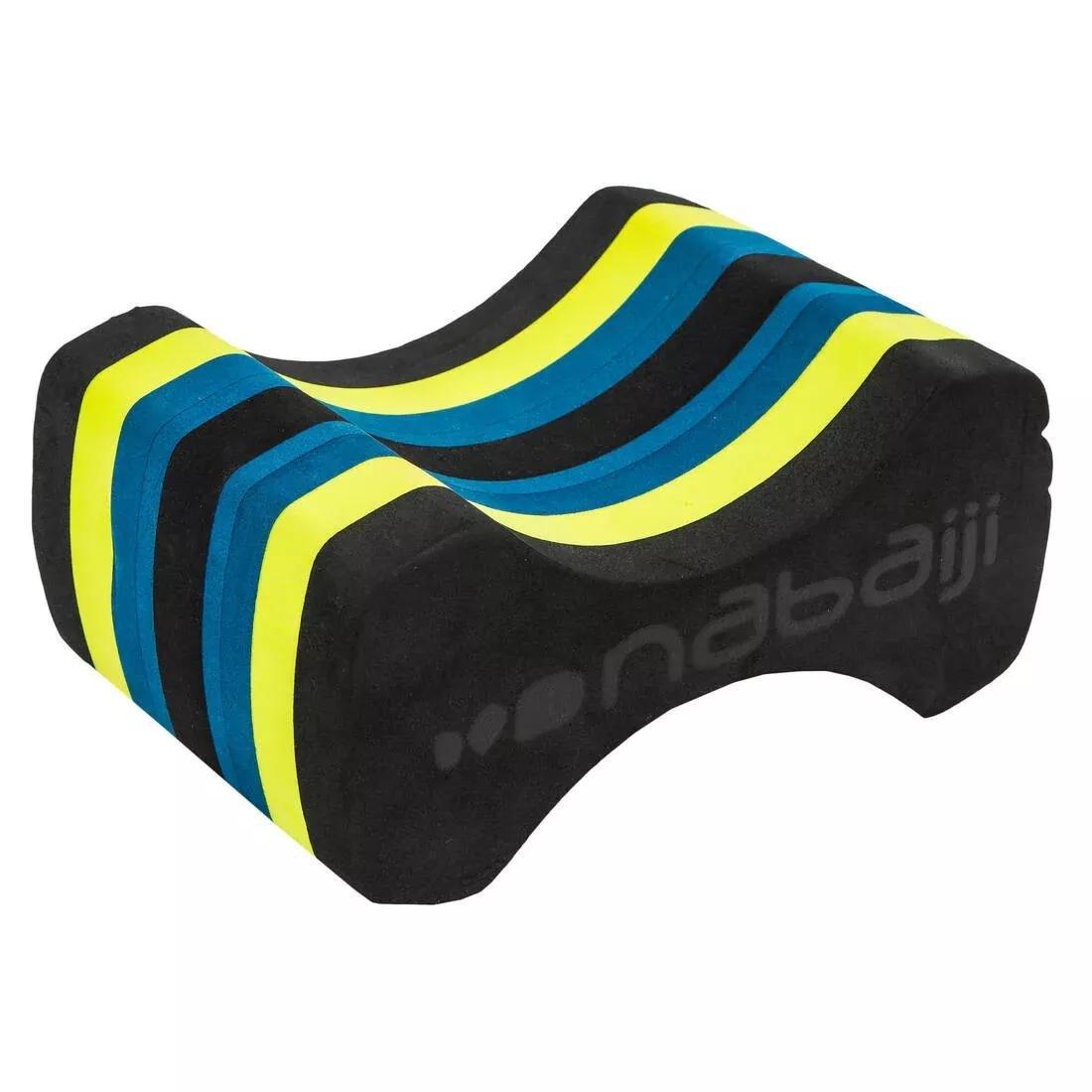 Swimming Pull Buoy, Black/Yellow, No Color, large image number 0