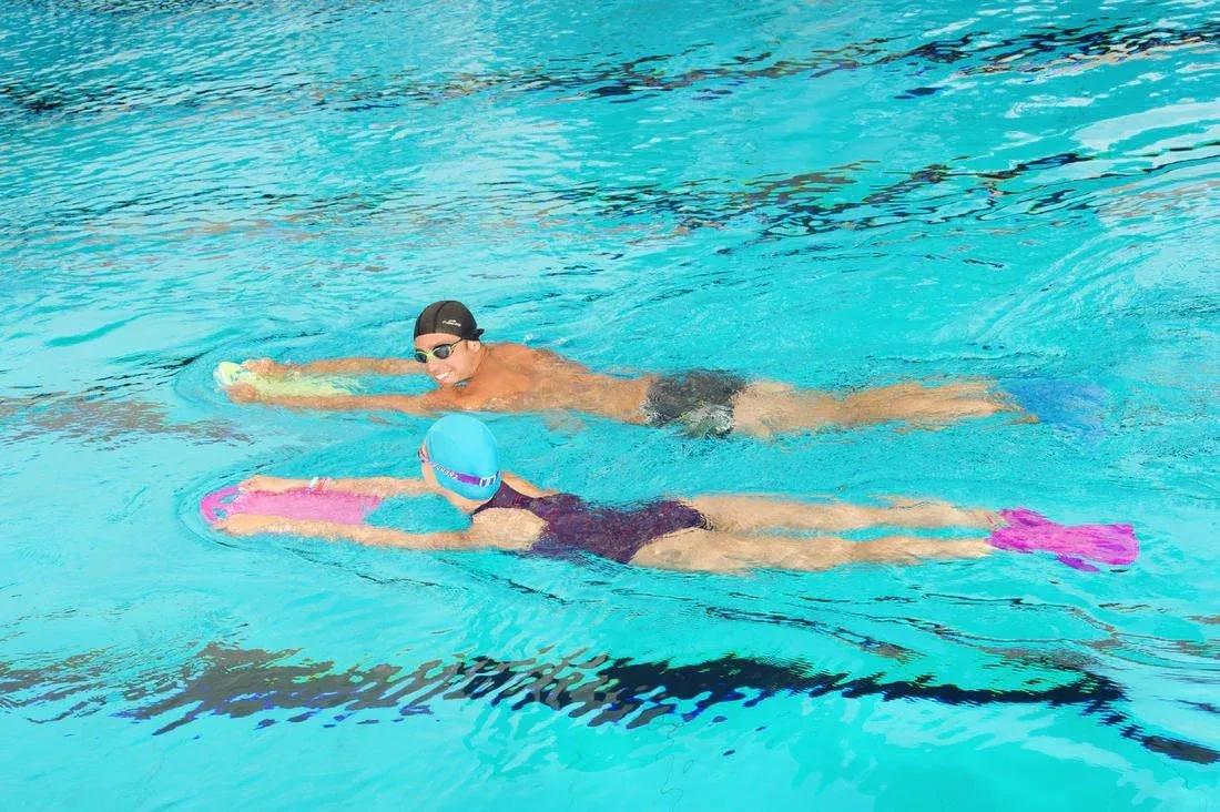 Silifins Short Swim Fins, Blue, No Color, large image number 3