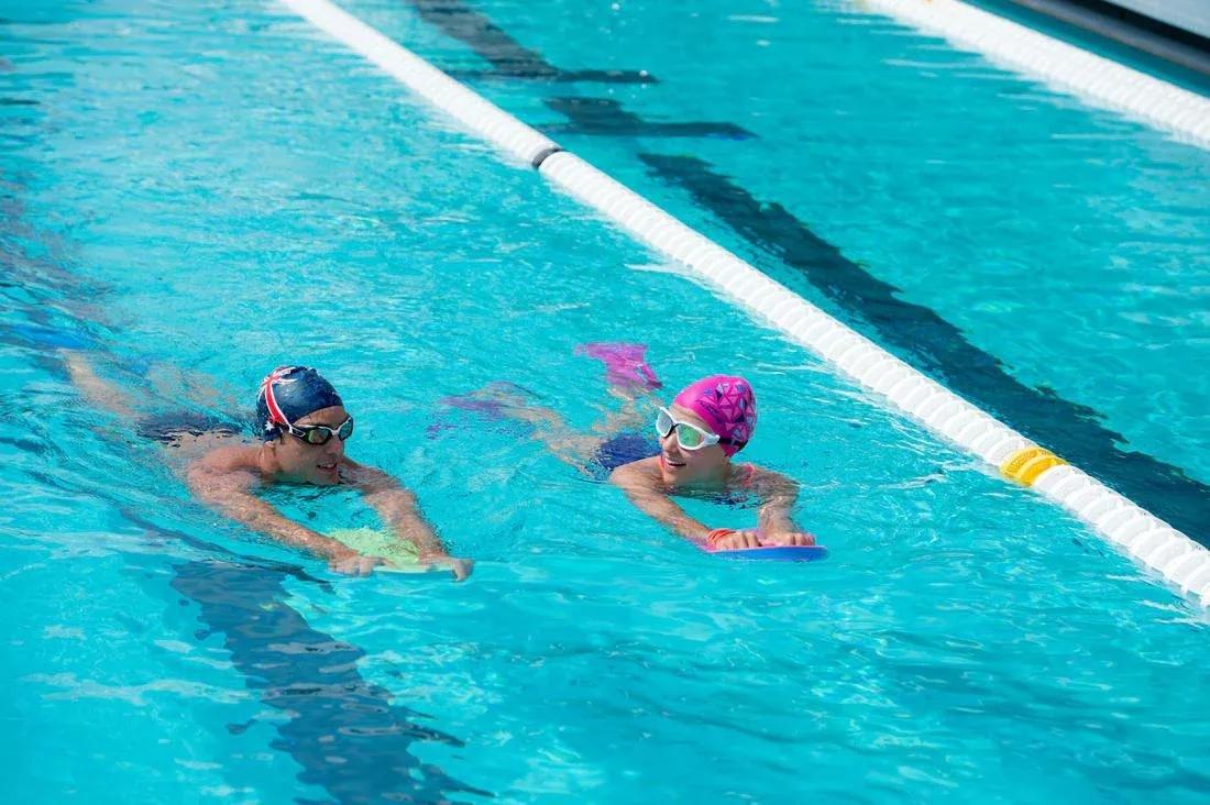 Silifins Short Swim Fins, Blue, No Color, medium