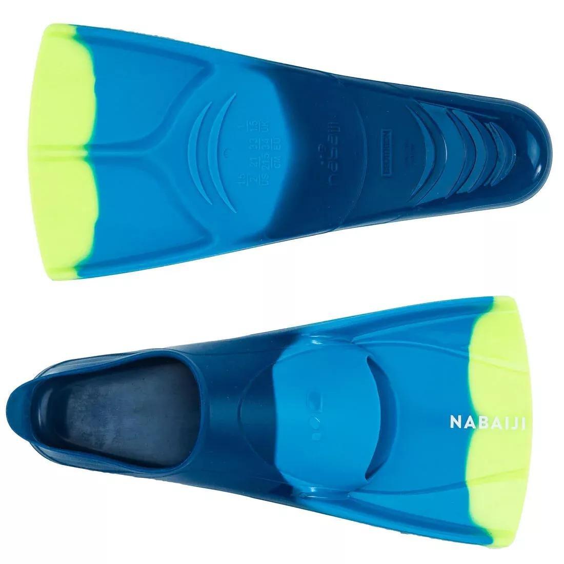 NABAIJI - Silifins Short Swim Fins, Blue