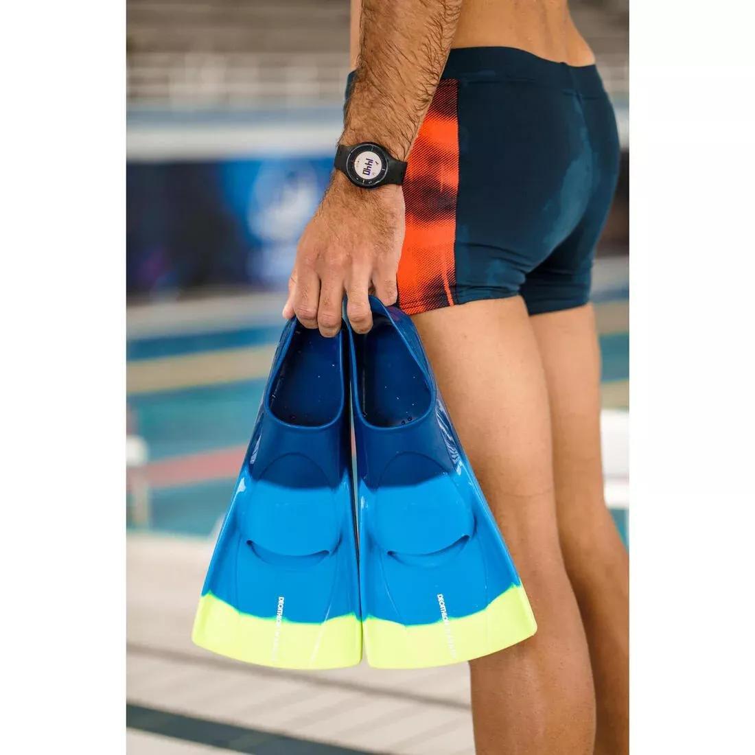 Silifins Short Swim Fins, Blue, No Color, large image number 11