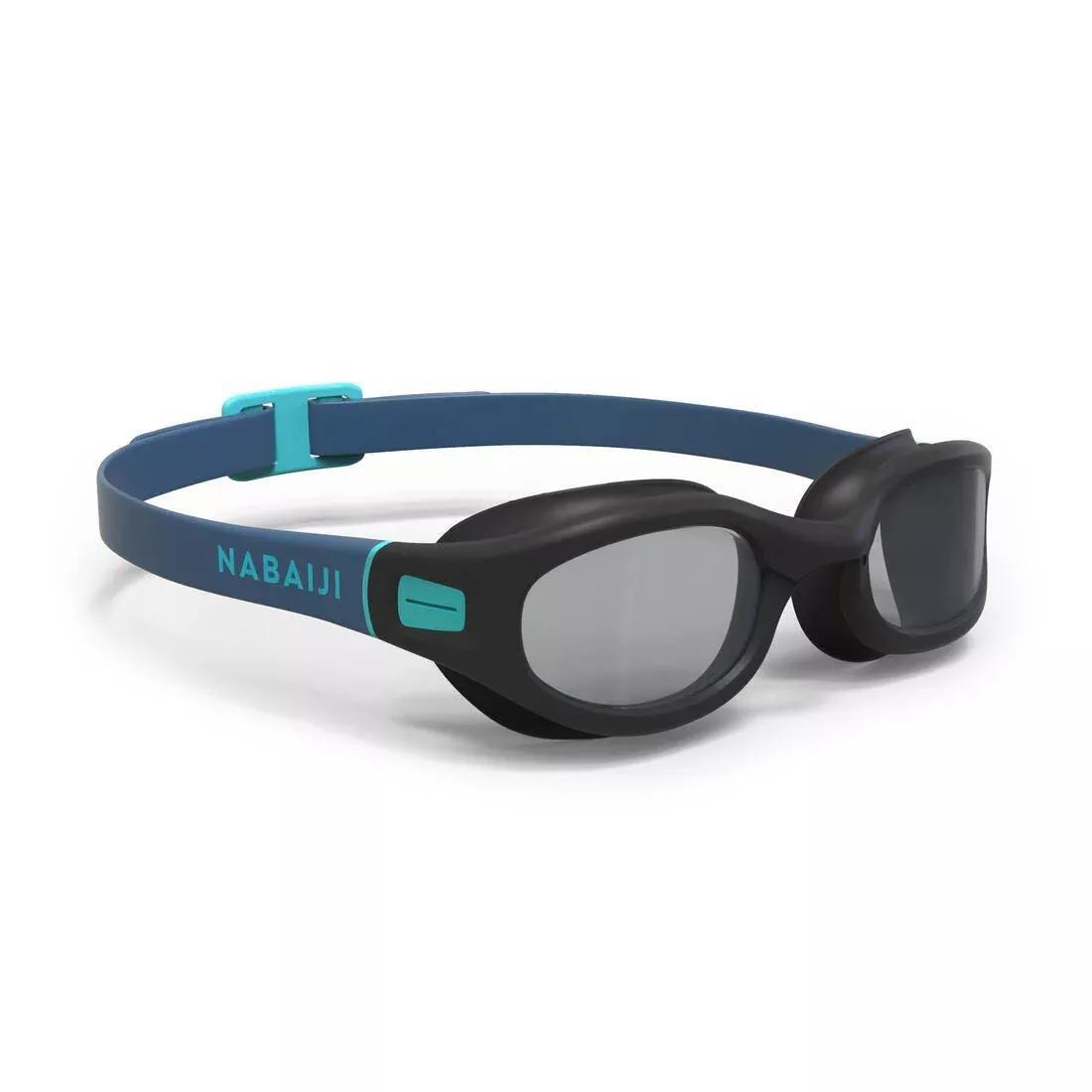 Soft Swimming Goggles, Black, No Color, large image number 0