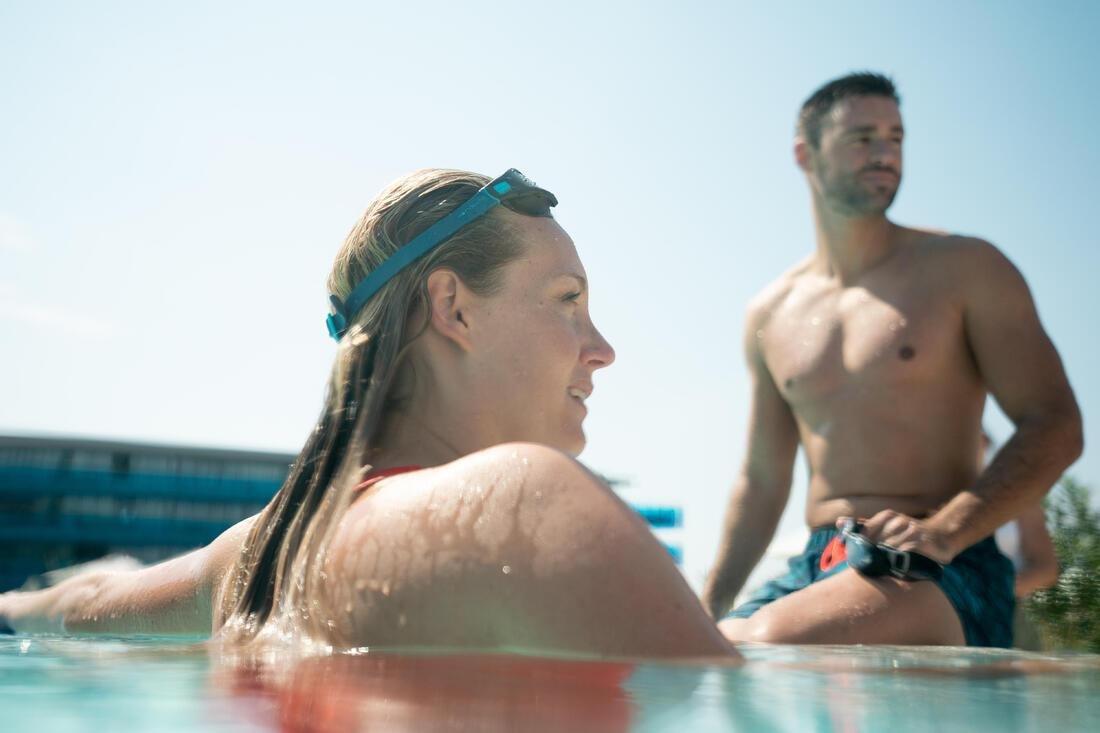 Soft Swimming Goggles, Black, No Color, large image number 11