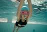 NABAIJI - Swimming Goggles Soft 100, Clear Lenses, Pink