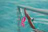 NABAIJI - Swimming Goggles Soft 100, Clear Lenses, Pink
