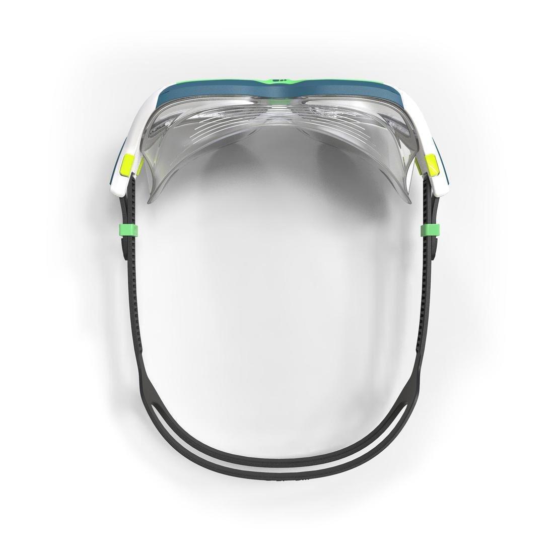 Active Swimming Mask - Clear Lenses - 500, White, No Color, large image number 3