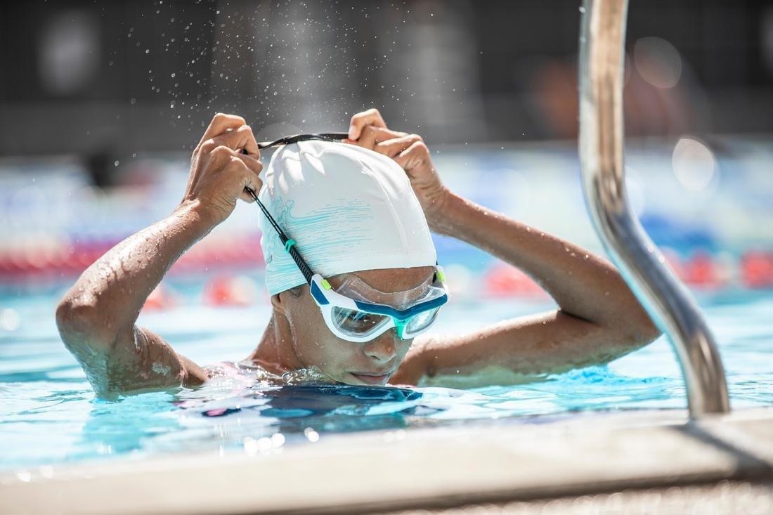 Active Swimming Mask - Clear Lenses - 500, White, No Color, large image number 13