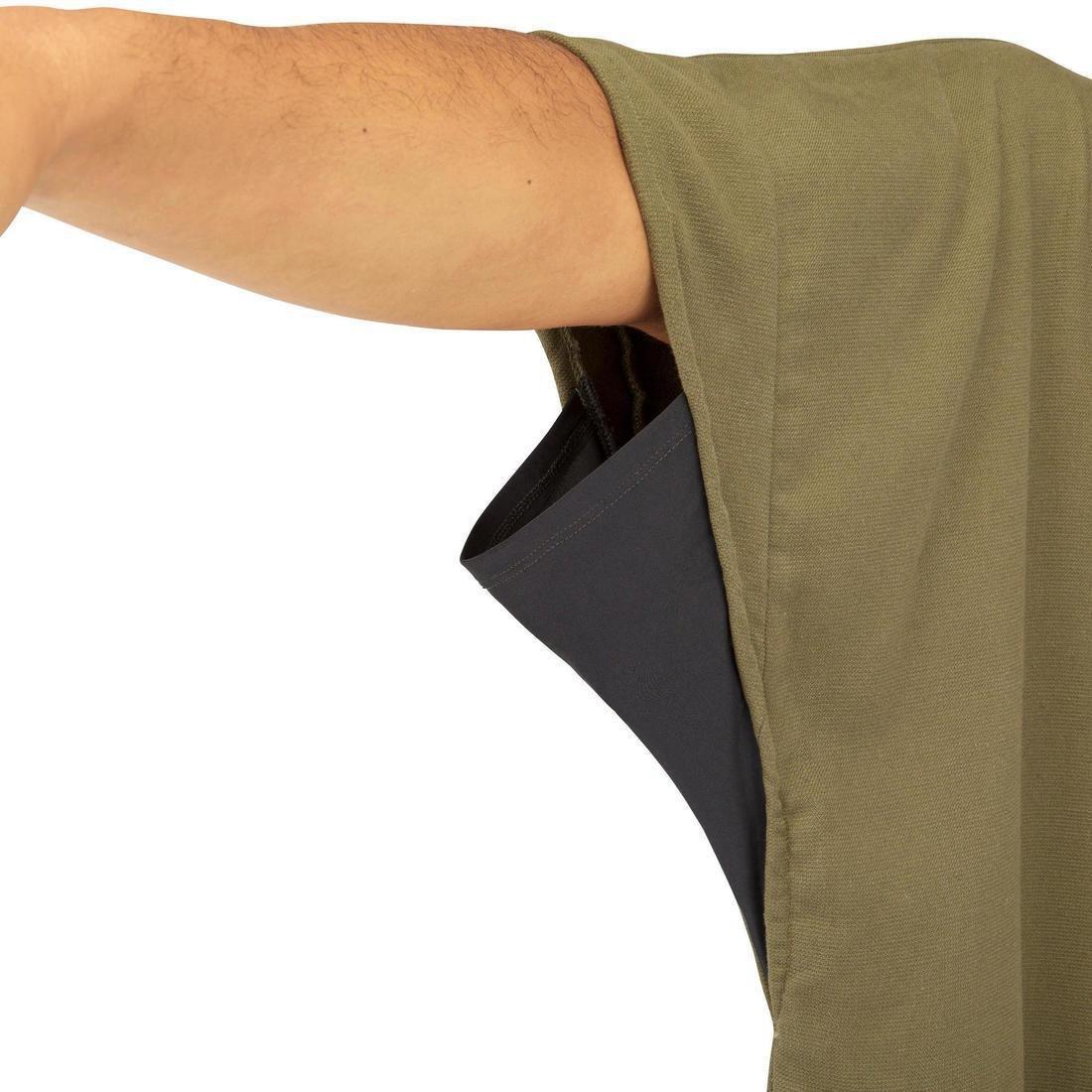Adult Surf Poncho 500, Green, No Color, large image number 8