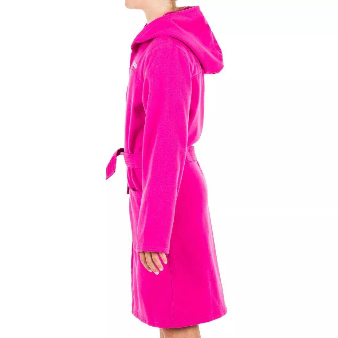 Kids Unisex Organic CottonPool Bathrobe, Blue, No Color, large image number 10