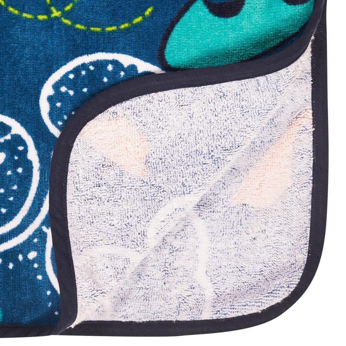 Kids' Surf Poncho 500, Surfy, No Color, large image number 6