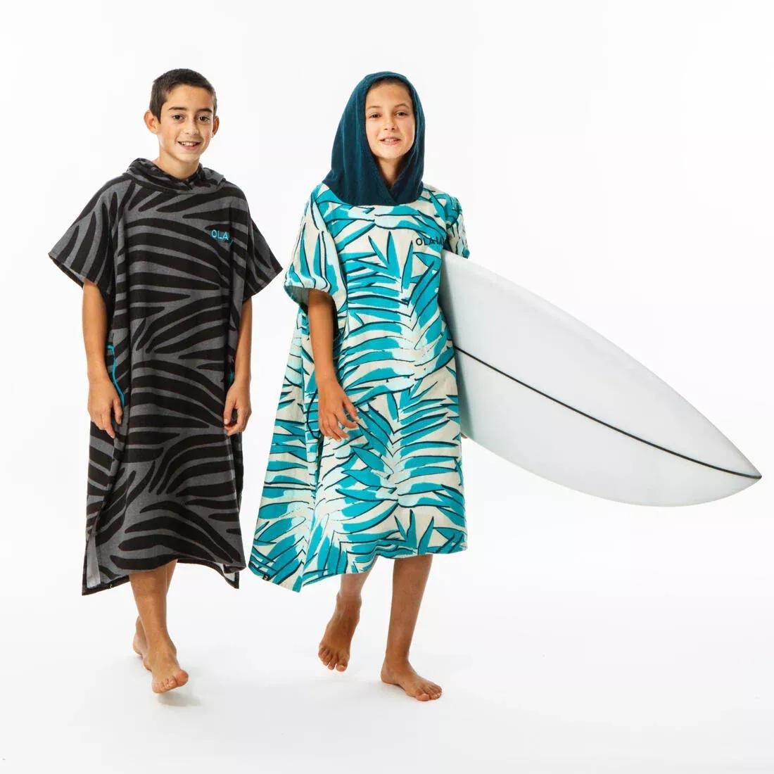 Kids' Srf Poncho 550, Palm, No Color, large image number 10