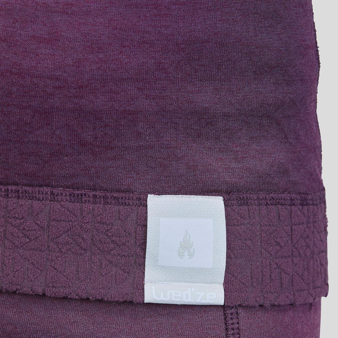Warm Children's Ski Base Layer, New, Damson, , large image number 14