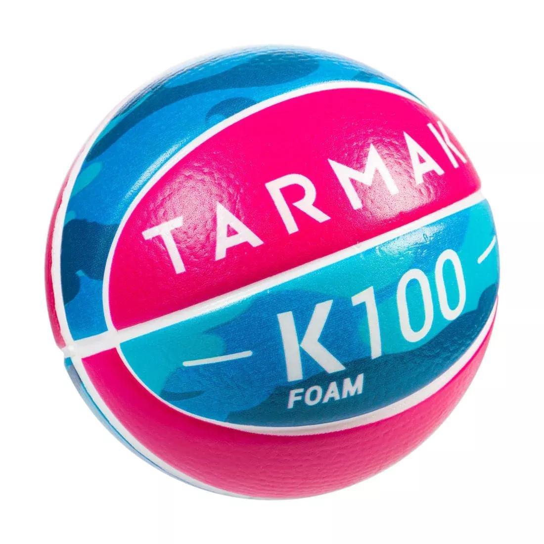 K100 Foam. Kids' Mini Foam Basketball 1, Fuchsia, No Color, large image number 13