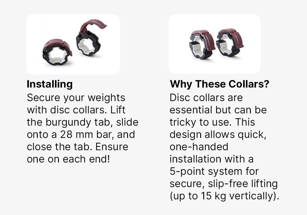 Weight Training Smart Disc Collar, No Color, medium
