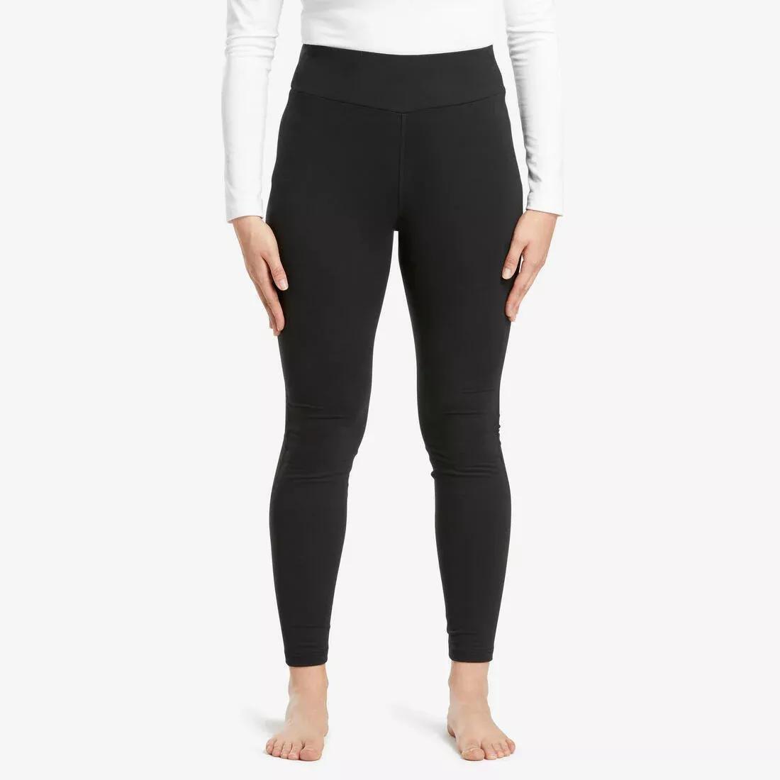 Women's   Ski Base Layer Bottoms, Black, No Color, large image number 0