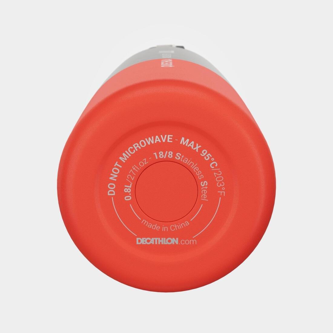 Inslated Stainless Steel Hiking Flask - Mh500, Red, No Color, large image number 5