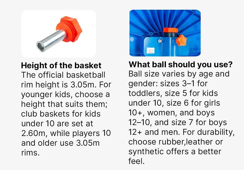 Kids Basketball Basket K500 Aniball., No Color, large image number 17