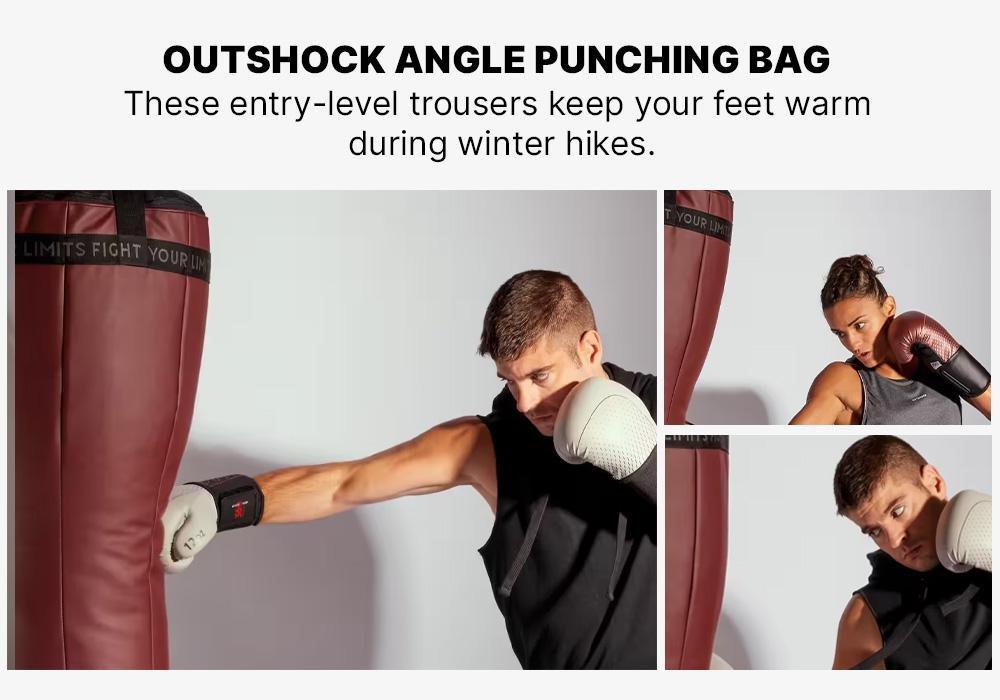 Angle Punching Bag 28 Kg, Burgundy, No Color, large image number 3