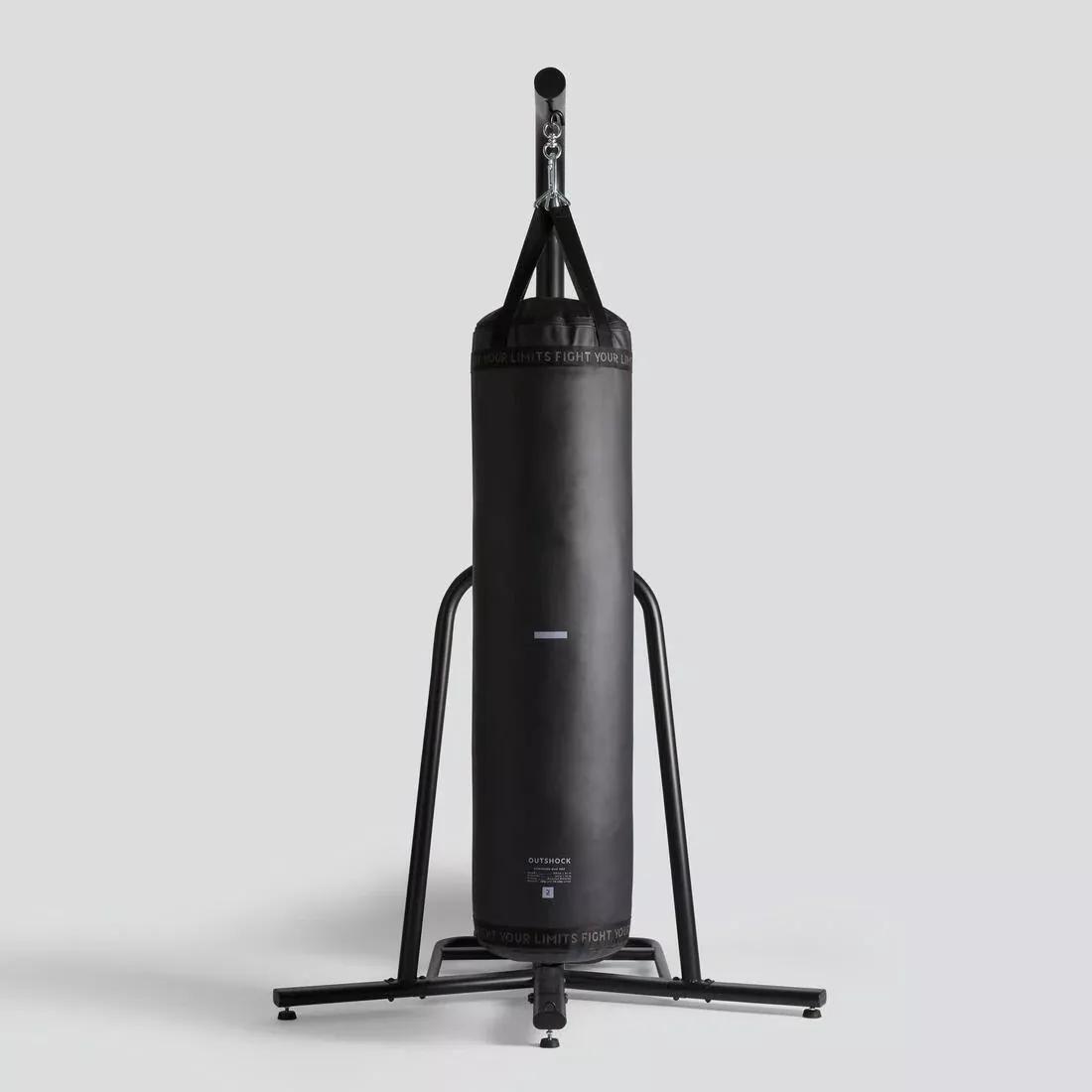 Adult Punching / Kickboxing Bag 50 Kg, Black, No Color, large image number 3