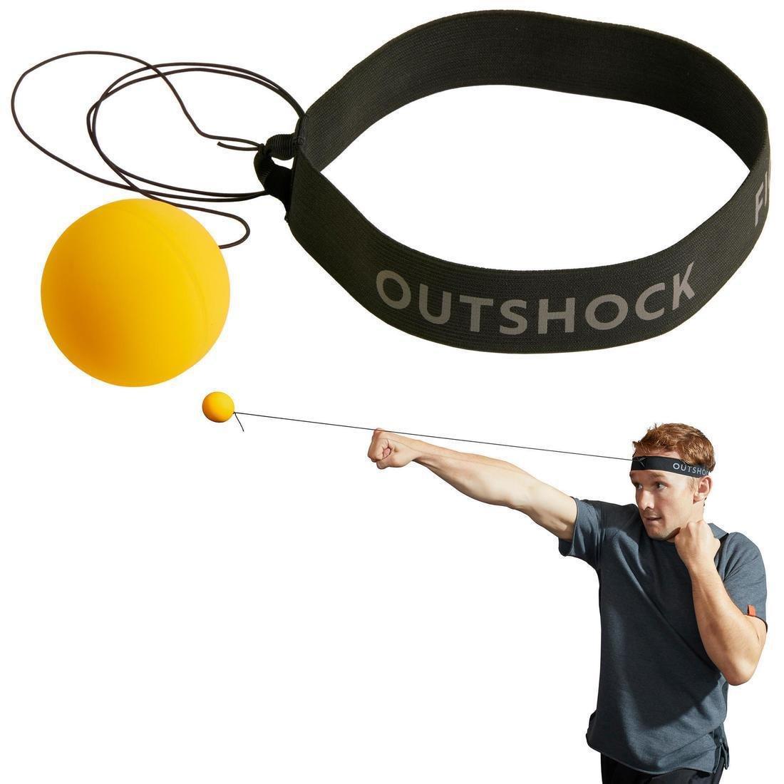 Boxing Reflex Ball For Precision Strike Work, Yellow, No Color, large image number 2