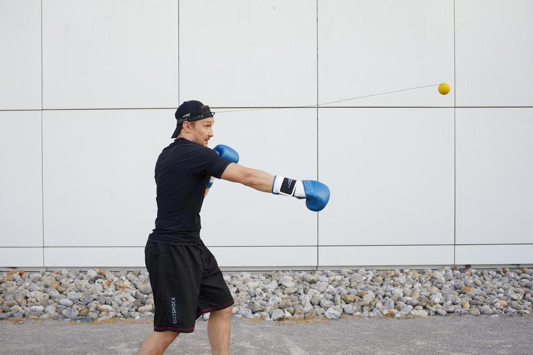 Boxing Reflex Ball For Precision Strike Work, Yellow, No Color, large image number 7