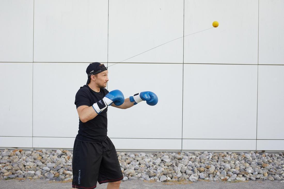 Boxing Reflex Ball For Precision Strike Work, Yellow, No Color, large image number 8