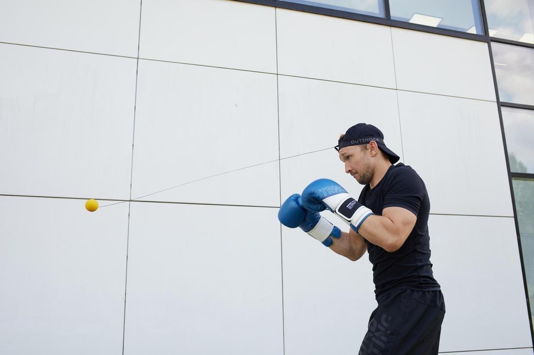 Boxing Reflex Ball For Precision Strike Work, Yellow, No Color, large image number 10