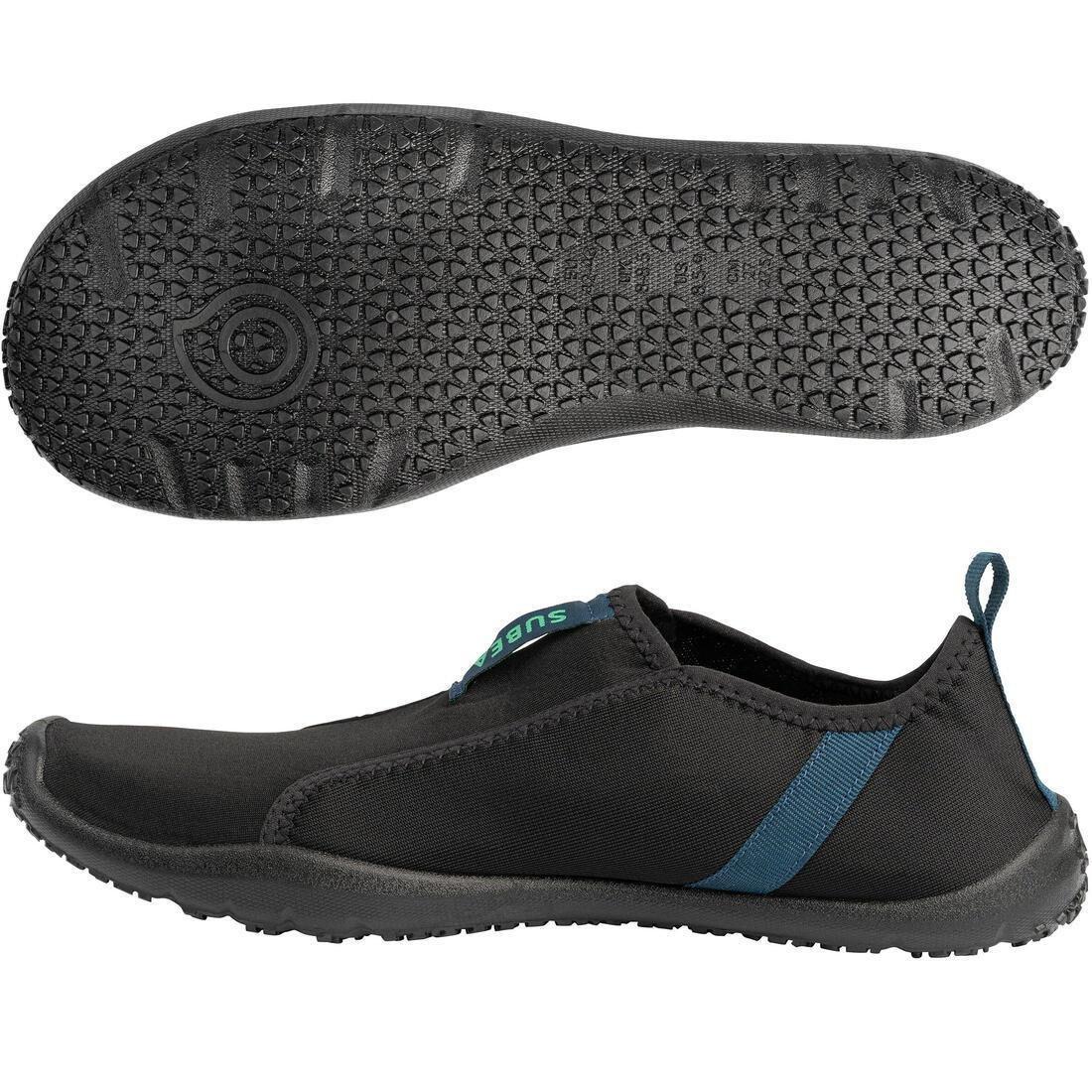 SUBEA - Unisex Elasticated Water Shoes - 120, Black