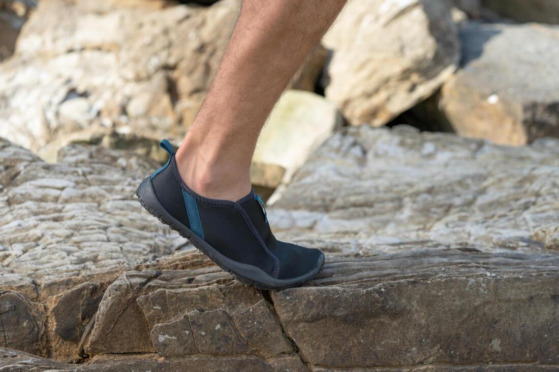 Adult Elasticated Water Shoes Aquashoes - 120, Black, , large image number 9