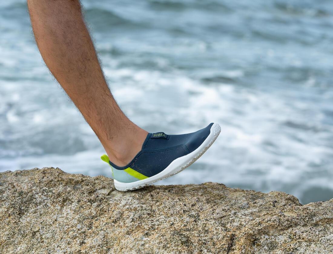 Adult Elasticated Water Shoes - Aquashoes 120, Blue, No Color, large image number 7
