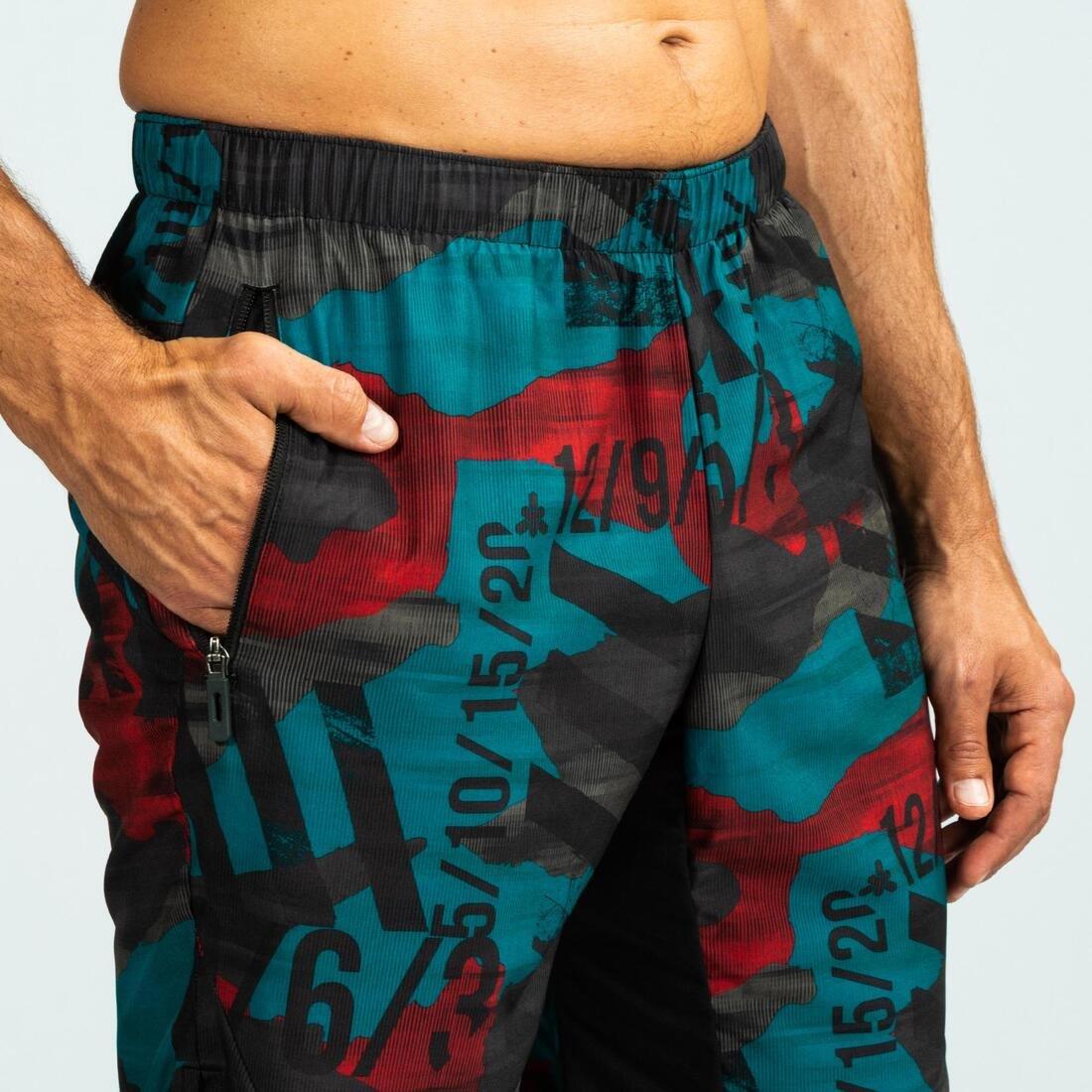Cross-Training Shorts - 500, Khaki, No Color, large image number 5