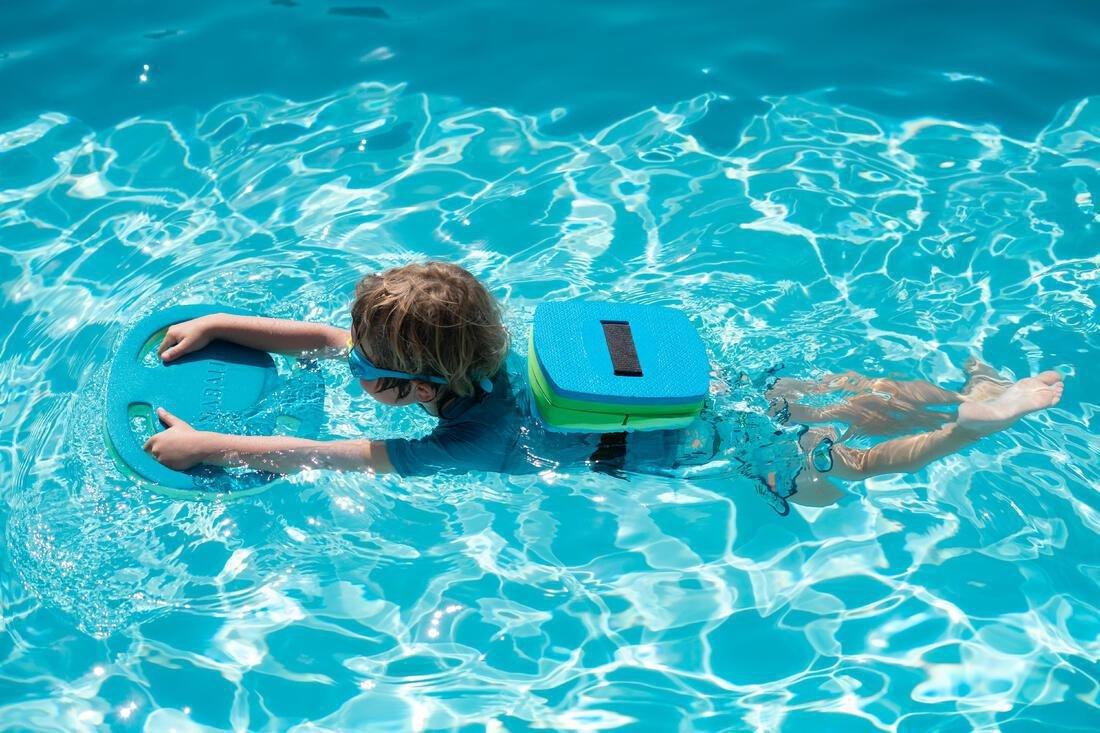 Kids Unisex Swimming Foam Kickboard, No Color, large image number 6