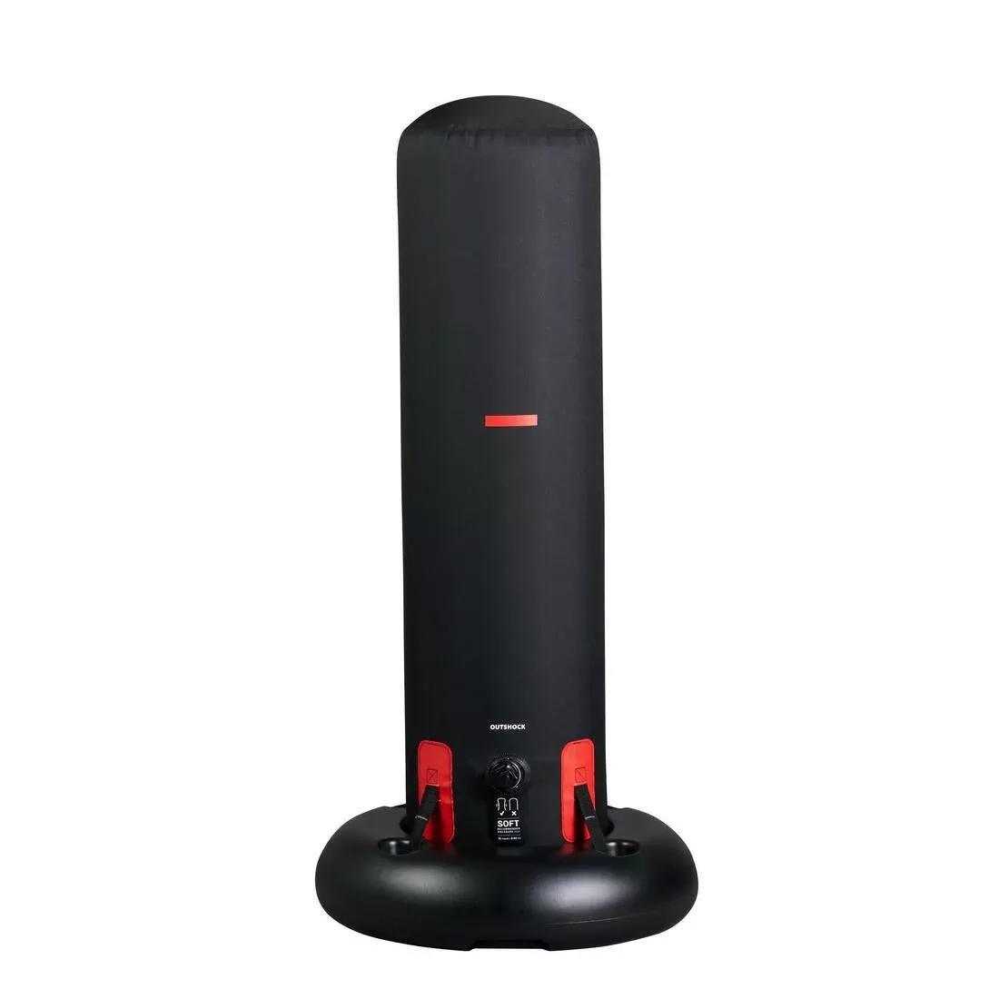 Kids' Free-Standing Punching Bag 100 - Inflatable, Black, No Color, large image number 0