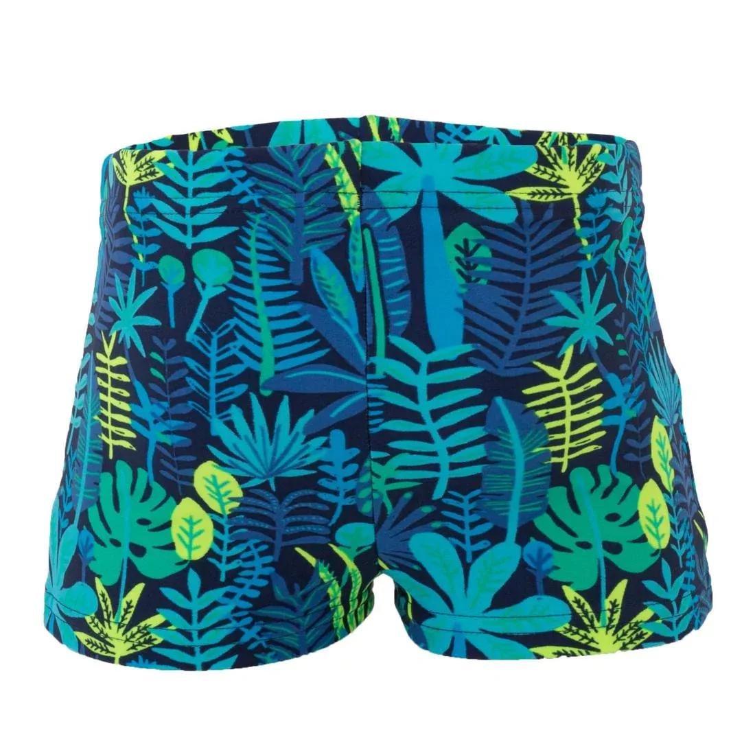 NABAIJI - Titou Baby Boys' Boxer-Style Swim Shorts - All Skull, Cyan