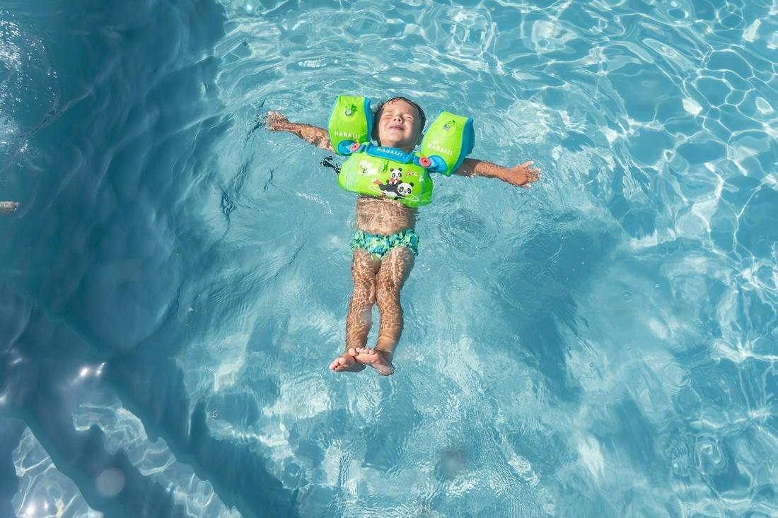 Kids Unisex Swimming Boxers Fish Print, Green, No Color, large image number 12